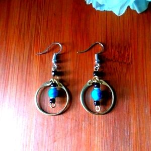 1PR Beautiful Kenyan Turquoise Earrings Set